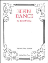 Elfin Dance, Op. 12, No. 4 piano sheet music cover